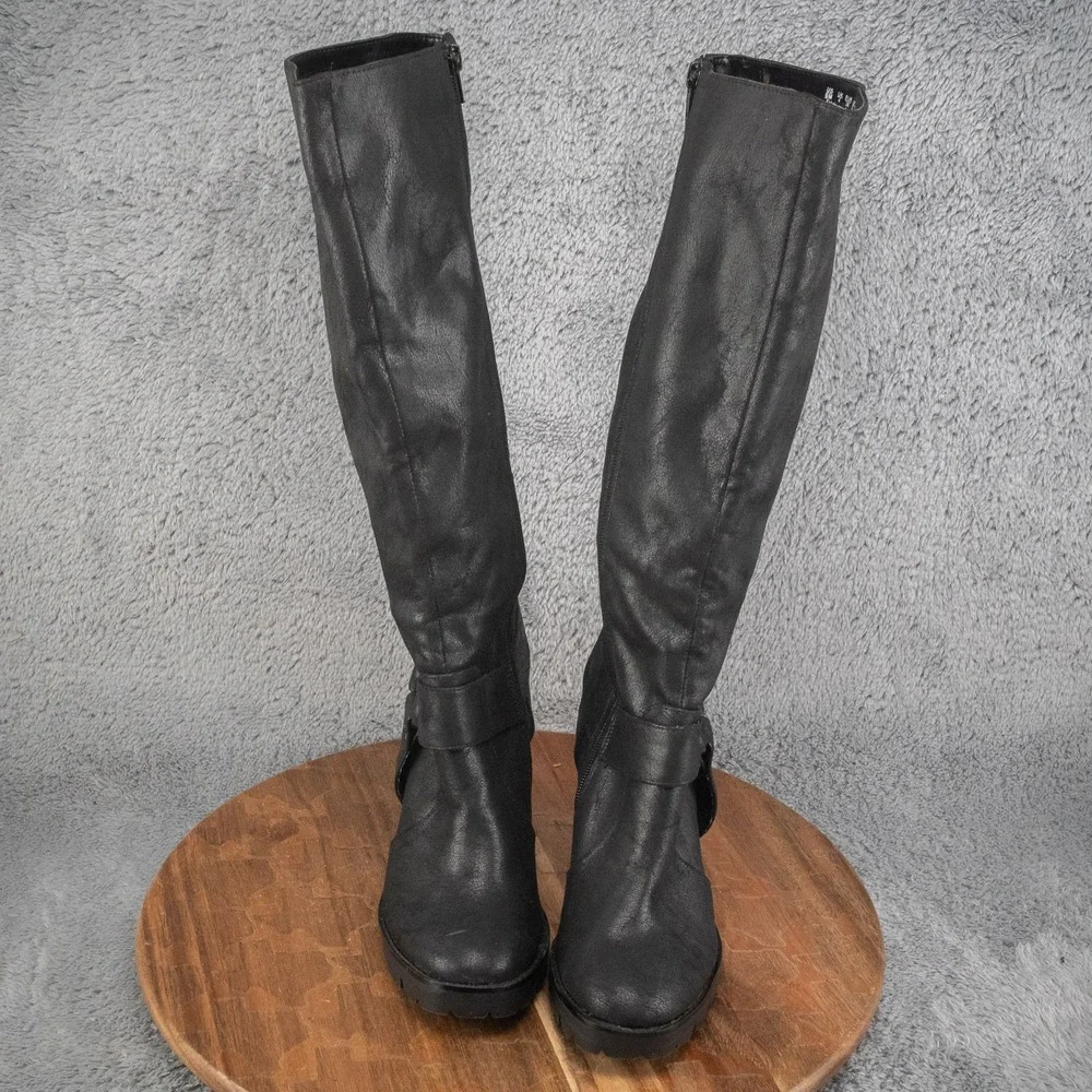 CARLOS SANTANA-WOMEN SIZE 6‎ M BLACK 